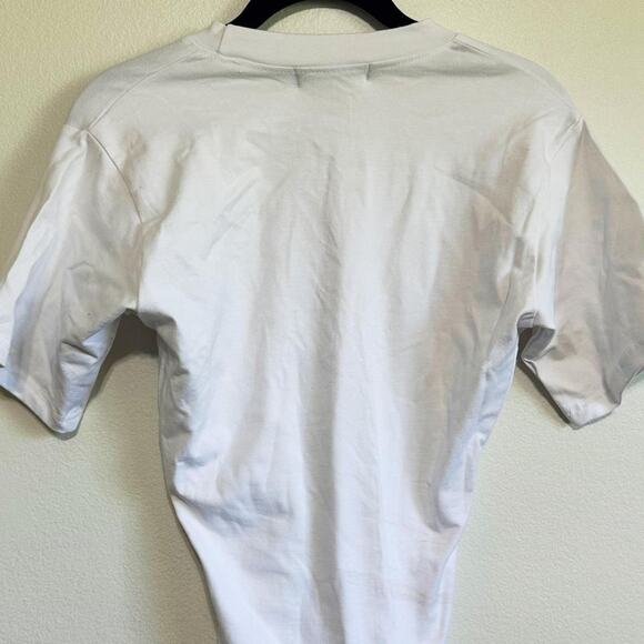 White Mermaid Shell Bra T-Shirt Size XS graphic tee - Picture 5 of 6